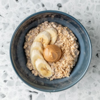 Peanut Butter Banana Overnight Oats